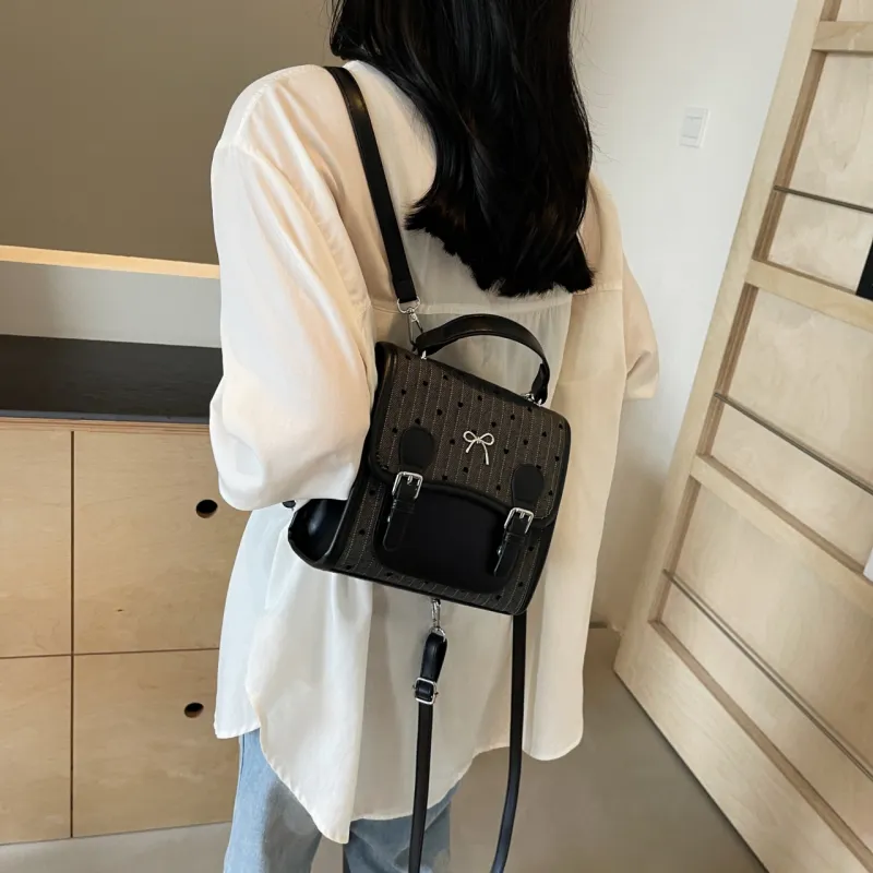 Gerlanx Fabric Portable Crossbody Backpack Regular Women's Multicolor-17