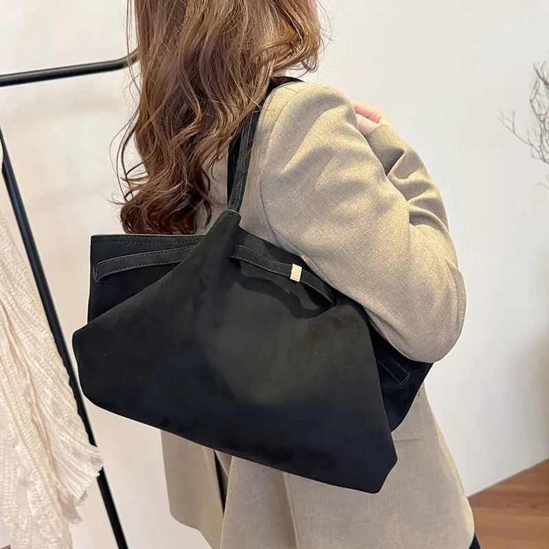 Gerlanx Nubuck Shoulder Bag Regular Women's Black/White/Brown/Jasper/Burgundy/Coffee/-10