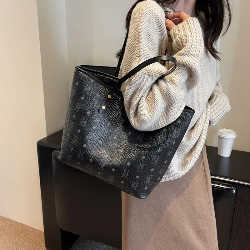 HCXK Pu Shoulder Bag Regular Large Size Women's Multicolor-24