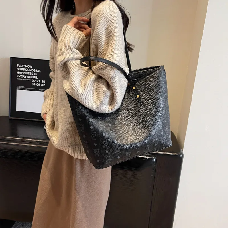HCXK Pu Shoulder Bag Regular Large Size Women's Multicolor-21