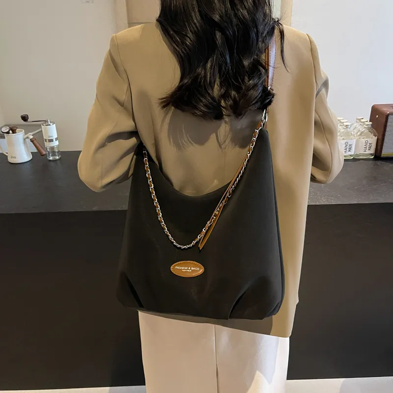 Gerlanx Pu Shoulder Bag Crossbody Bag Large Size Women's Saffron Ecru Coffee Black-16