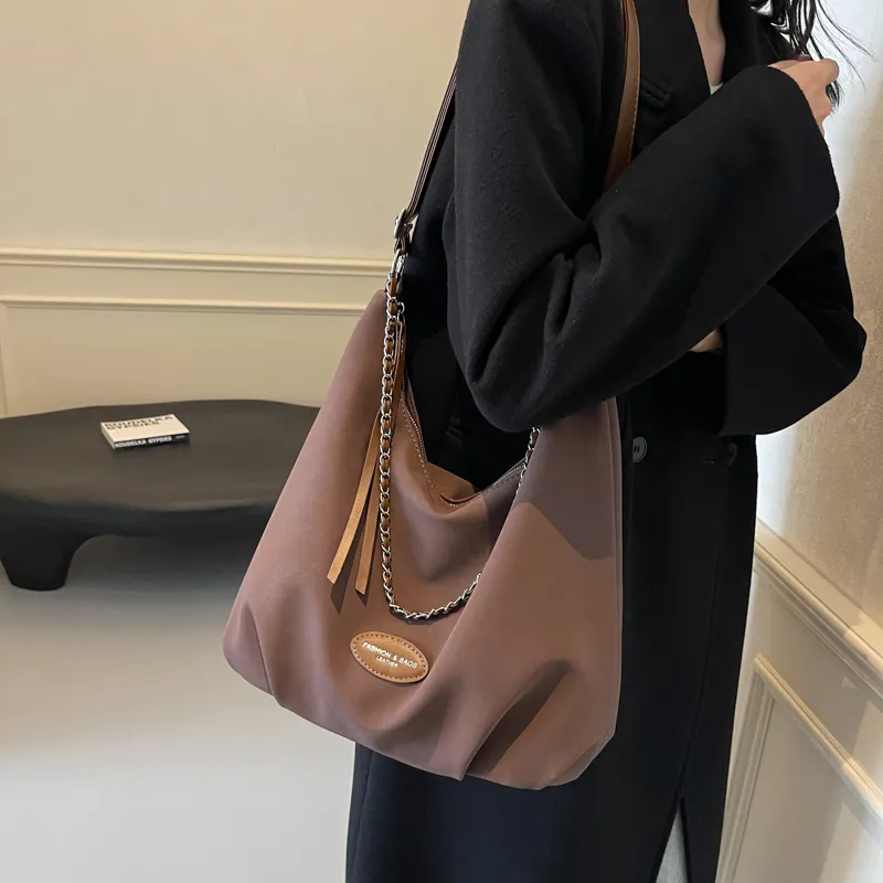 Gerlanx Pu Shoulder Bag Crossbody Bag Large Size Women's Saffron Ecru Coffee Black-23