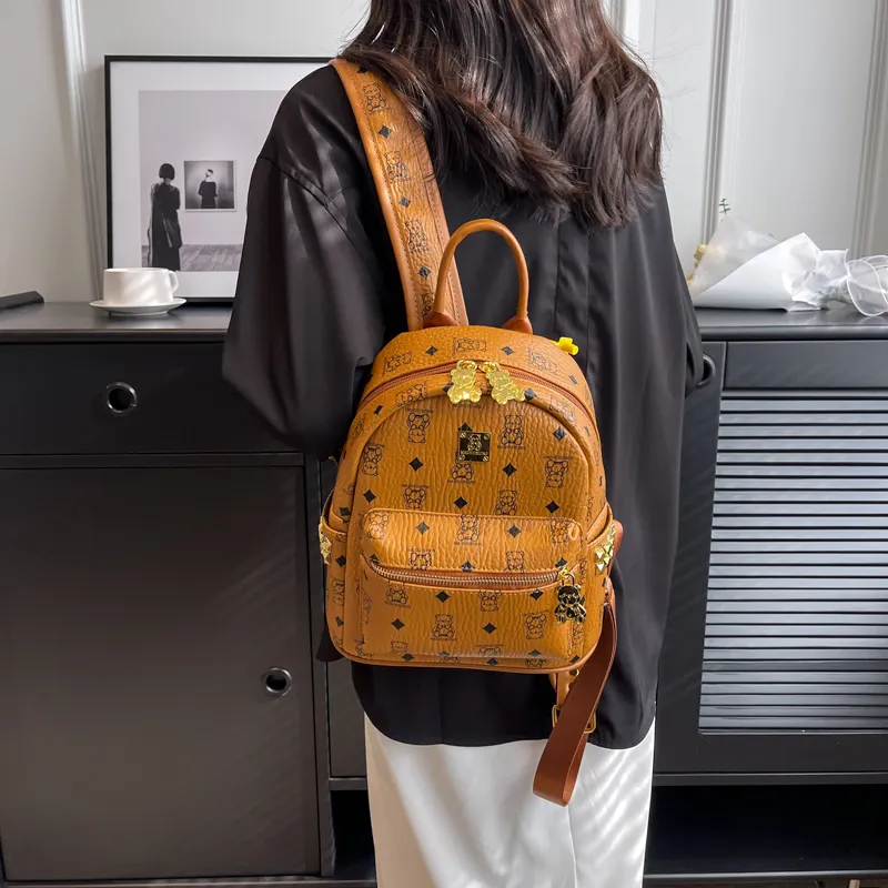 Gerlanx PU Backpack Regular Women's Multicolor-2