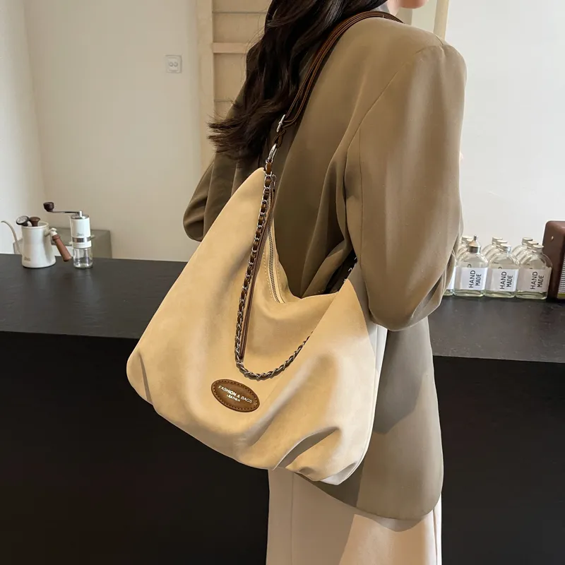 Gerlanx Pu Shoulder Bag Crossbody Bag Large Size Women's Saffron Ecru Coffee Black-10