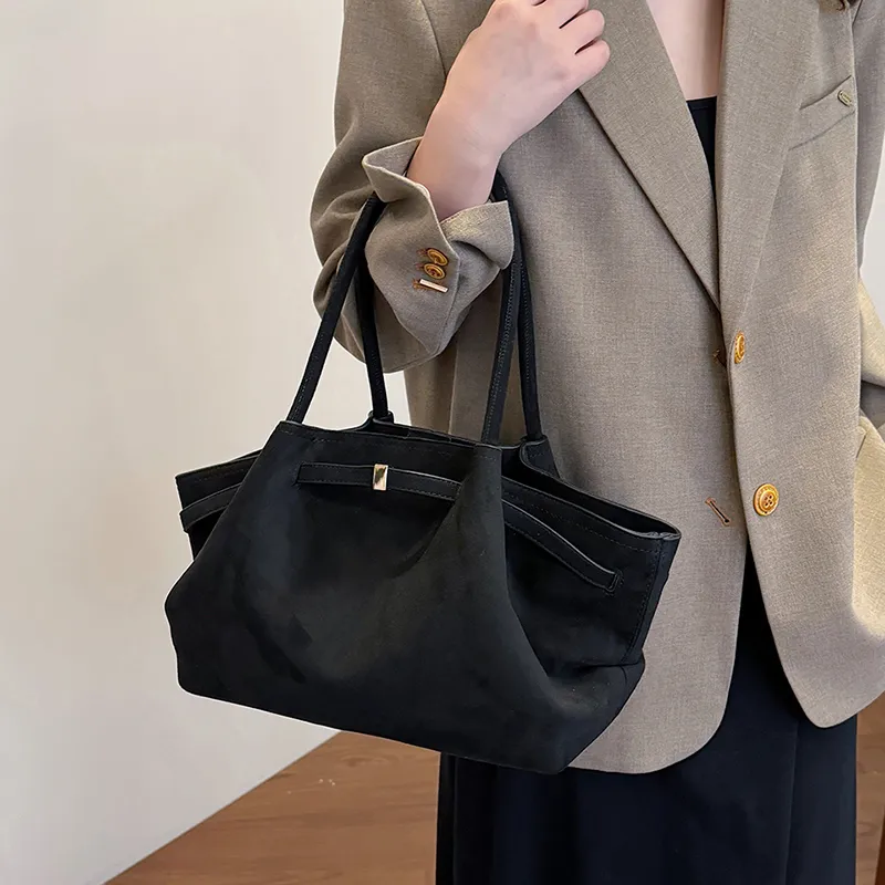 Gerlanx Nubuck Shoulder Bag Regular Women's Black/White/Brown/Jasper/Burgundy/Coffee/-7