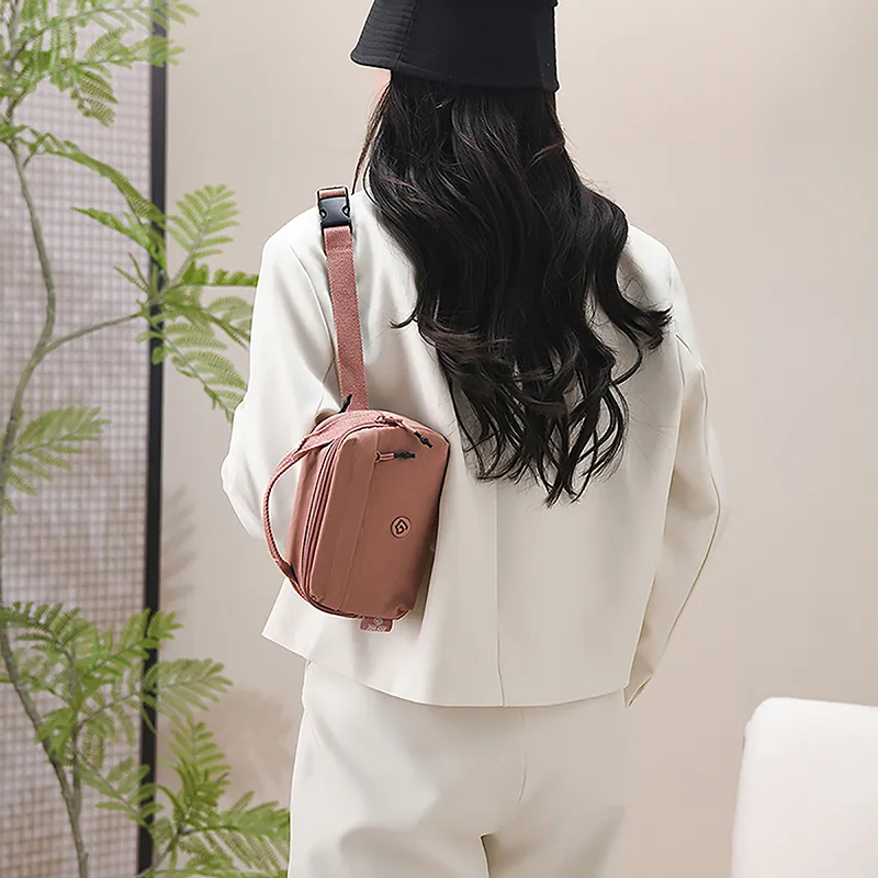Gerlanx Nylon Fabric Crossbody One Shoulder Handbag Women's Multicolor-7