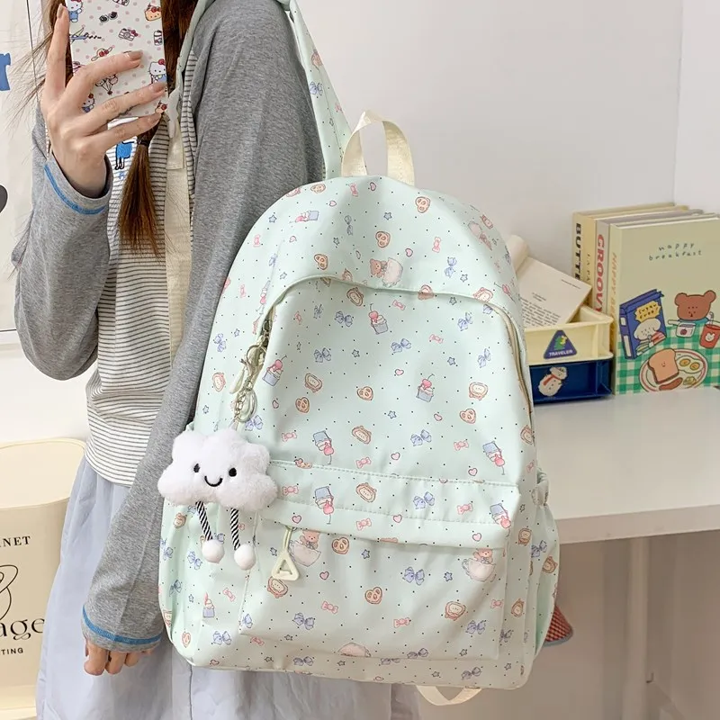 Gerlanx Composite Cloth Backpack Women's Multicolor-19