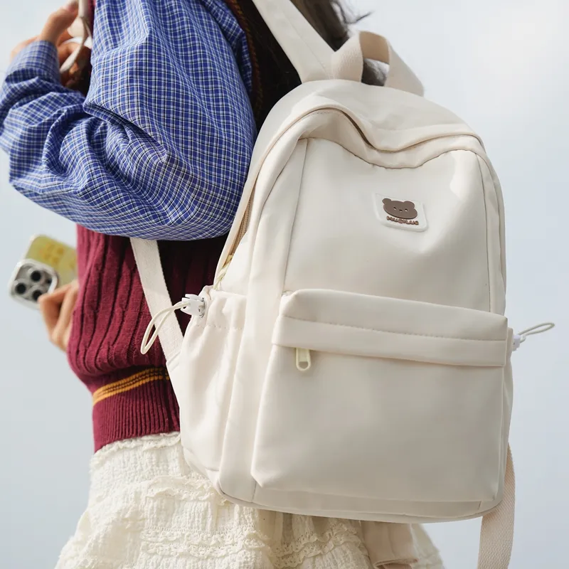 Gerlanx Nylon Backpack Women's White/Black/Blue/Pink/Mint Green/Yellow-2
