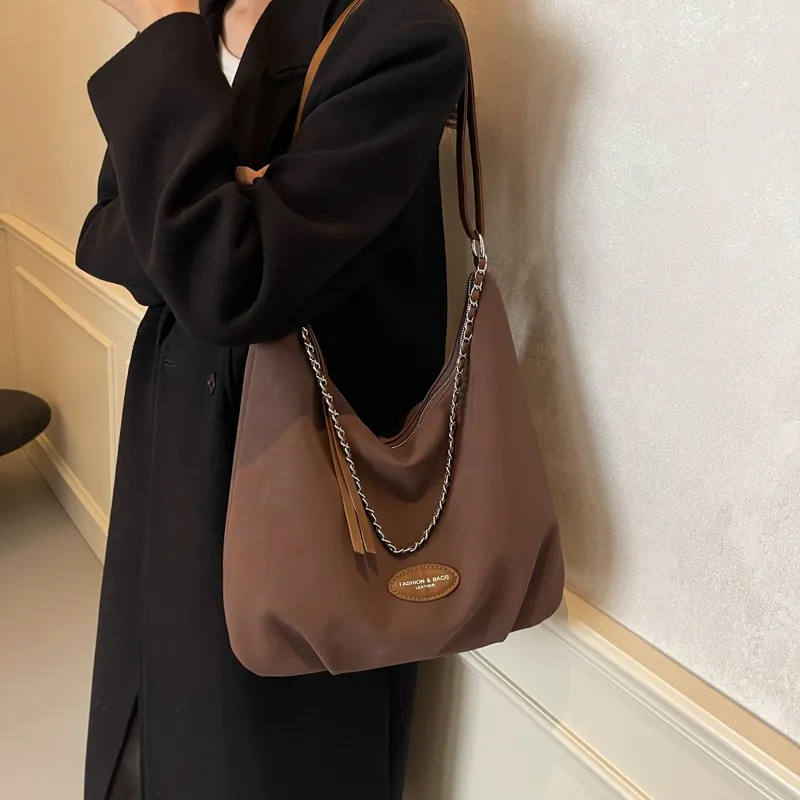 Gerlanx Pu Shoulder Bag Crossbody Bag Large Size Women's Saffron Ecru Coffee Black-26
