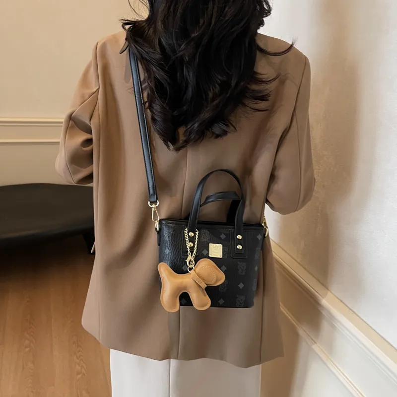 Gerlanx PU Crossbody One Shoulder Handbag Regular Women's New Brown/Girly Pink/Ecru/Black-25