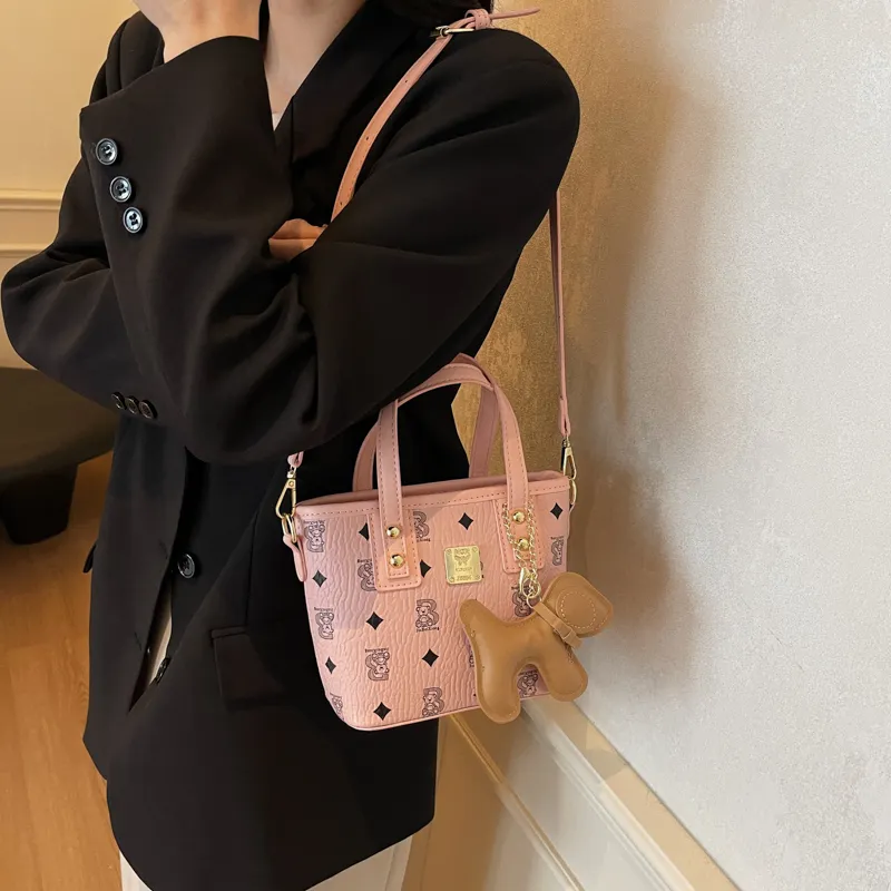 Gerlanx PU Crossbody One Shoulder Handbag Regular Women's New Brown/Girly Pink/Ecru/Black-8