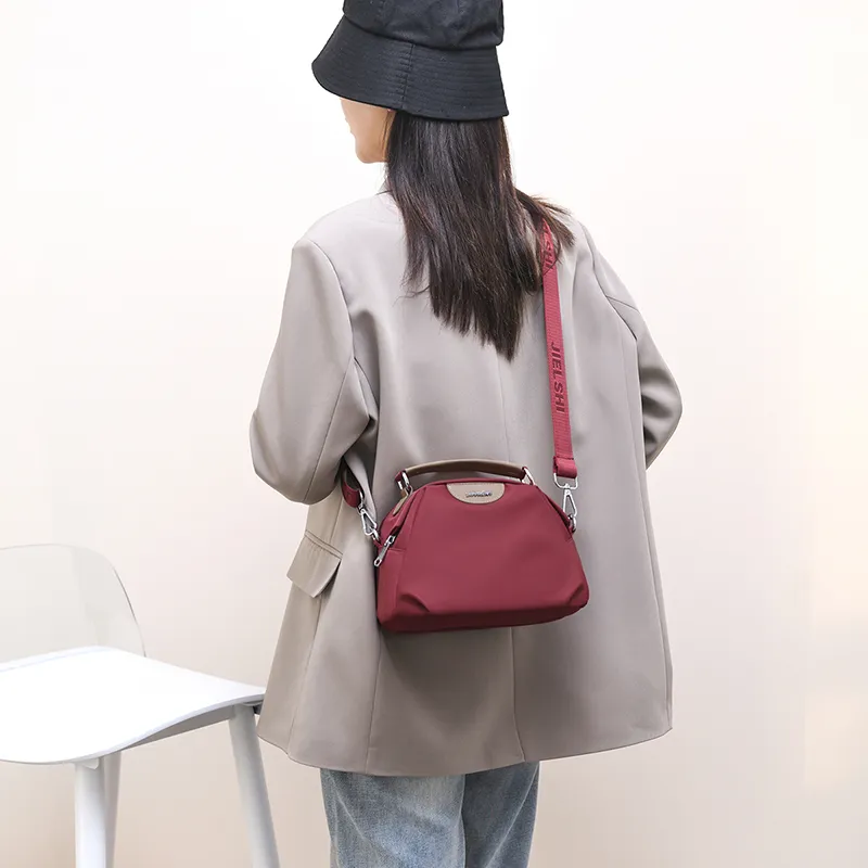 Gerlanx Nylon Fabric One Shoulder Handbag Small Size Women's Multicolor-5