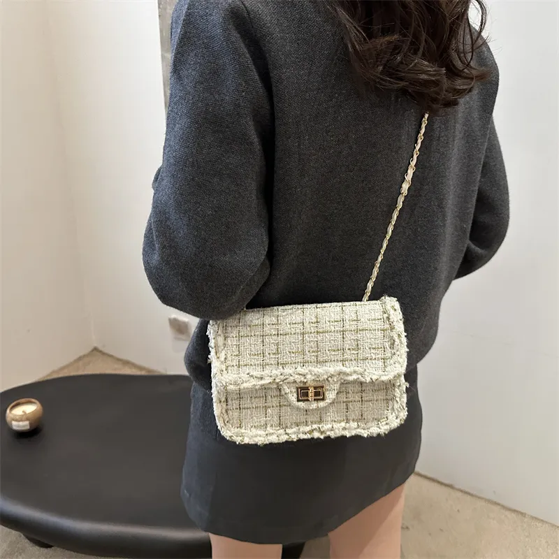 Gerlanx Woolen Shoulder Bag Small Size Women's Multicolor-7