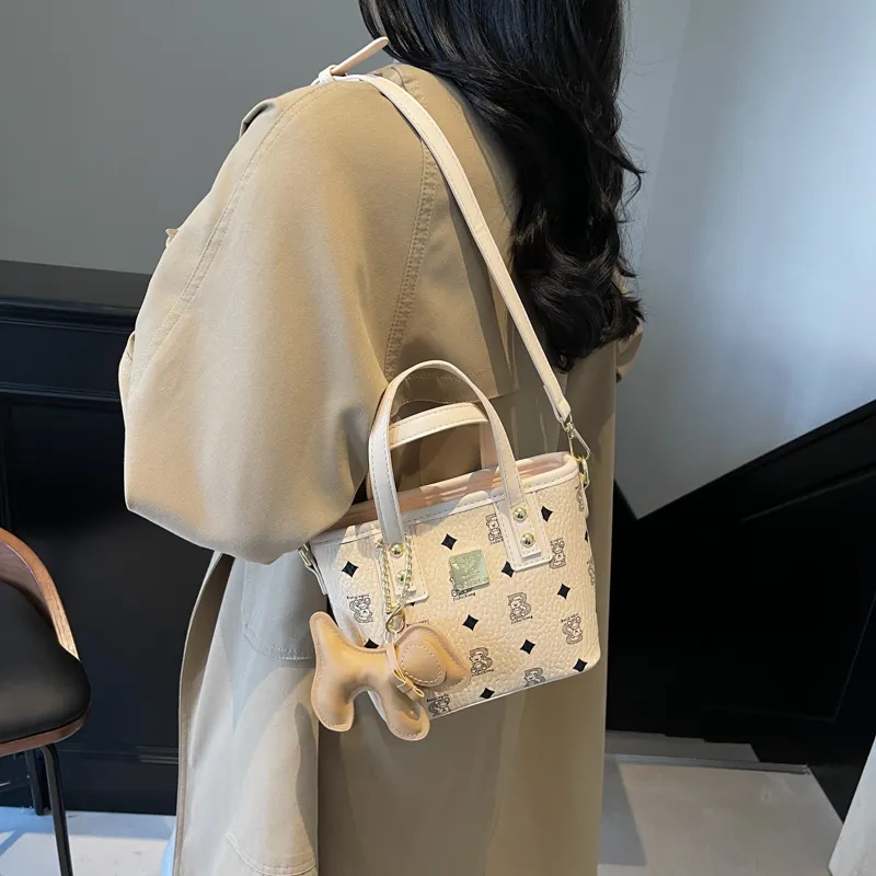 Gerlanx PU Crossbody One Shoulder Handbag Regular Women's New Brown/Girly Pink/Ecru/Black-16
