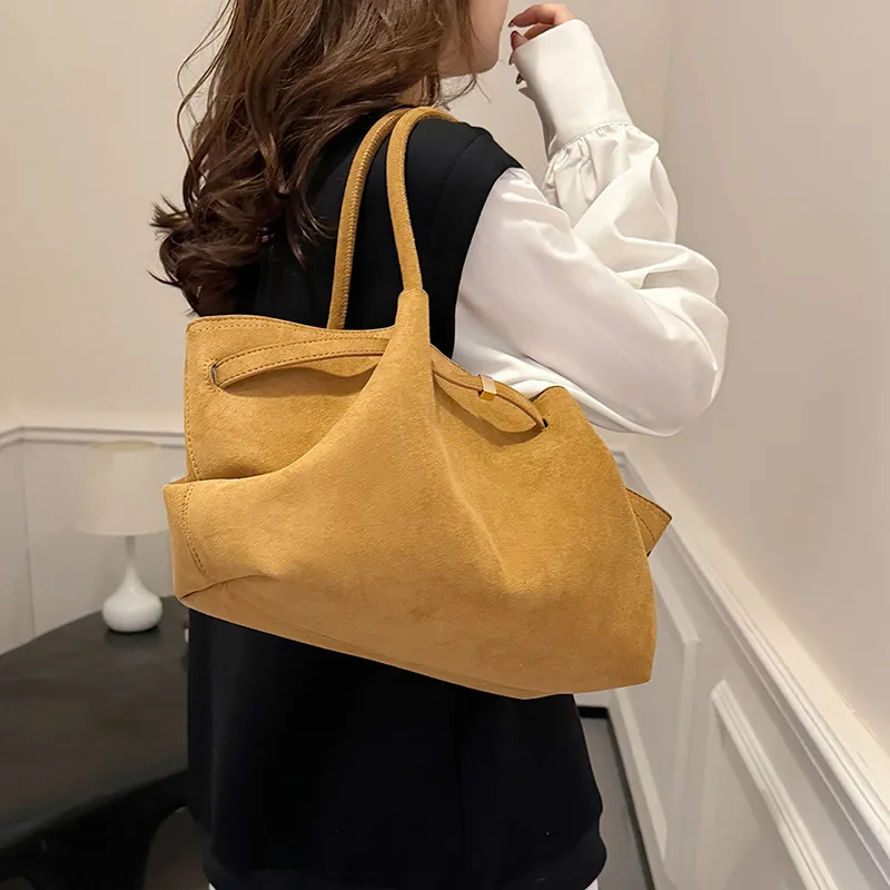Gerlanx Nubuck Shoulder Bag Regular Women's Black/White/Brown/Jasper/Burgundy/Coffee/-22