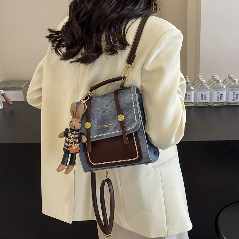 Gerlanx Pu Backpack Small Size Women's Multicolor-6