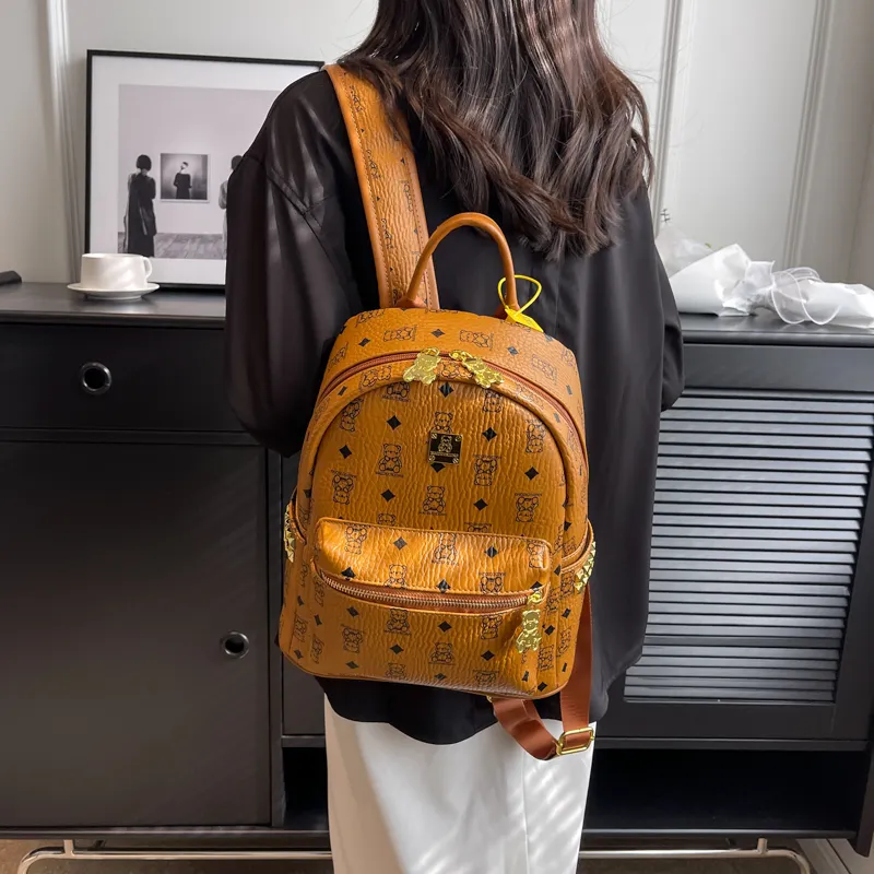 Gerlanx PU Backpack Regular Women's Multicolor-5
