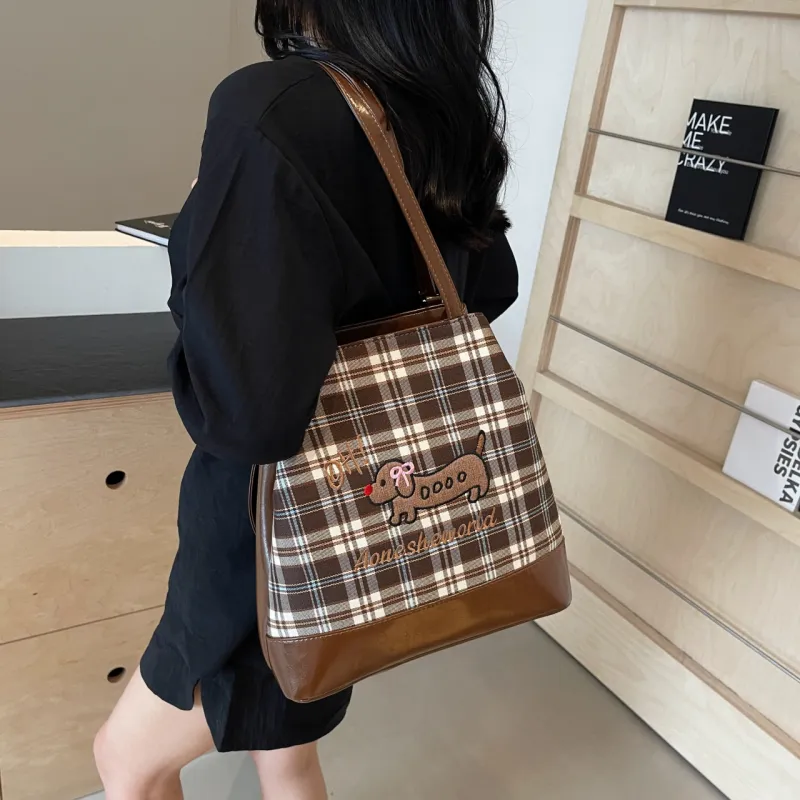 Gerlanx PU Tote Backpack Regular Women's Brown/Multicolor-14