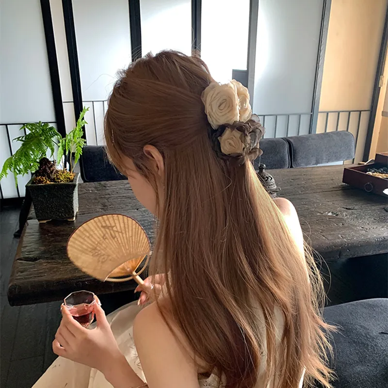Peach Tea Hair Clips Women's-3