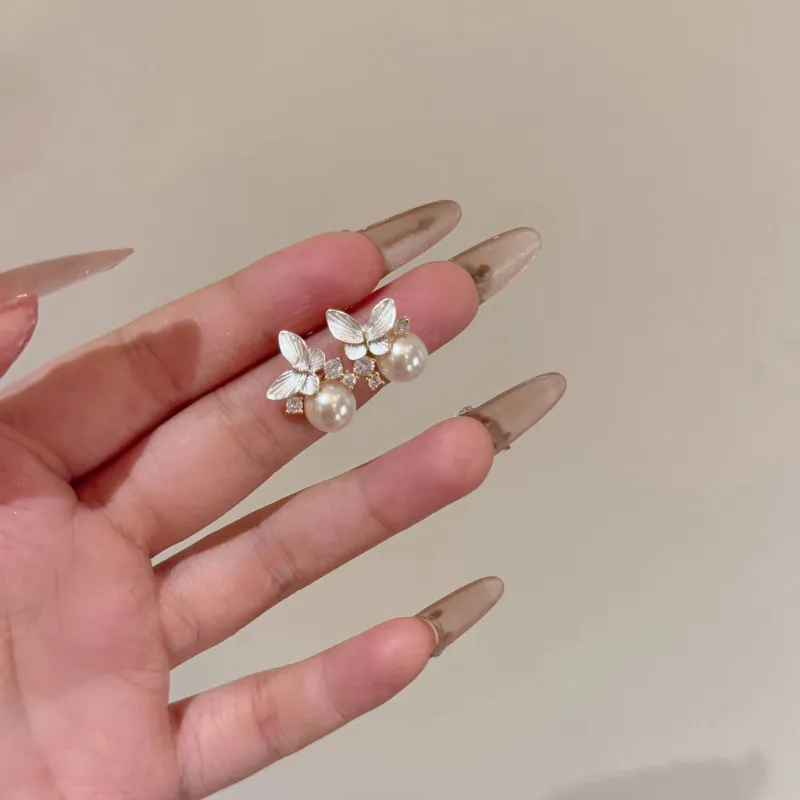 Peach Tea S925 Silver Earrings Women's-4
