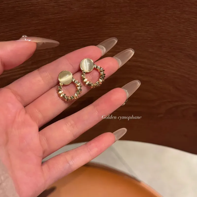 Peach Tea Copper Earrings Women's-1