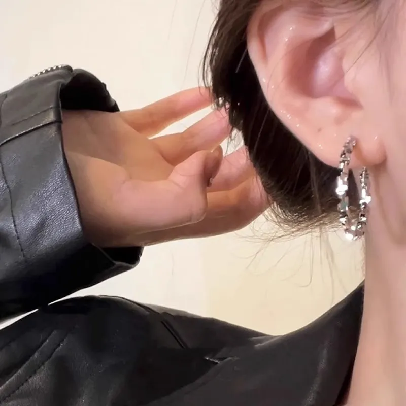 Peach Tea Copper Earrings Women's-2
