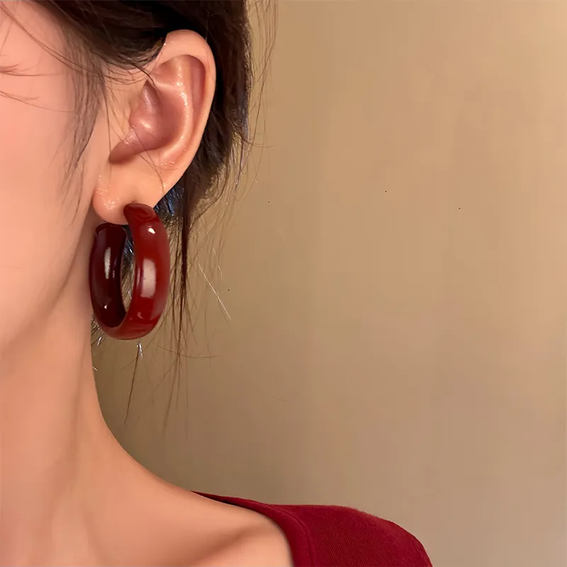 Peach Tea Copper Earrings Women's-1
