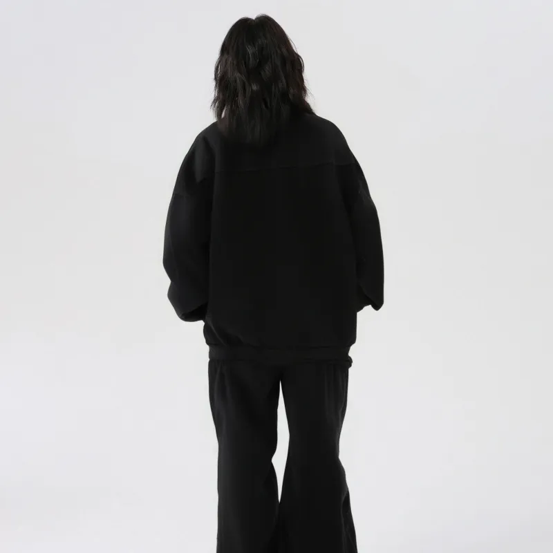 OGEK Jackets Coats Unisex Black-2