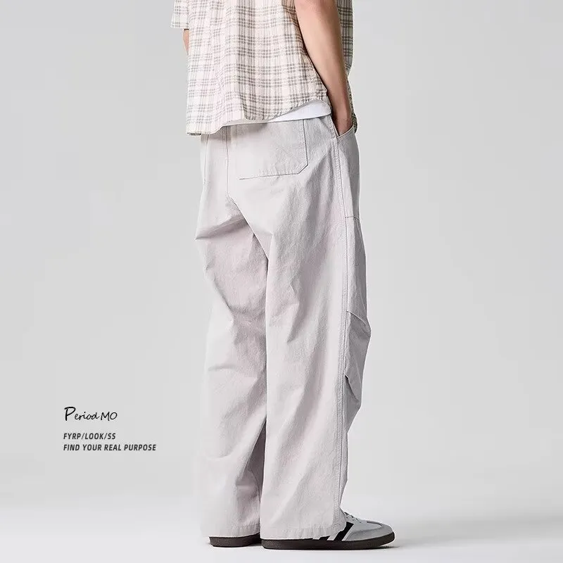 TONYBEAR Casual Pants Men Light Gray-1
