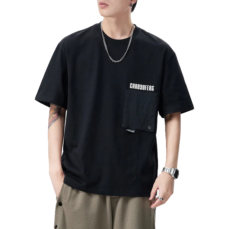 TONYBEAR T Shirts Men Black-2