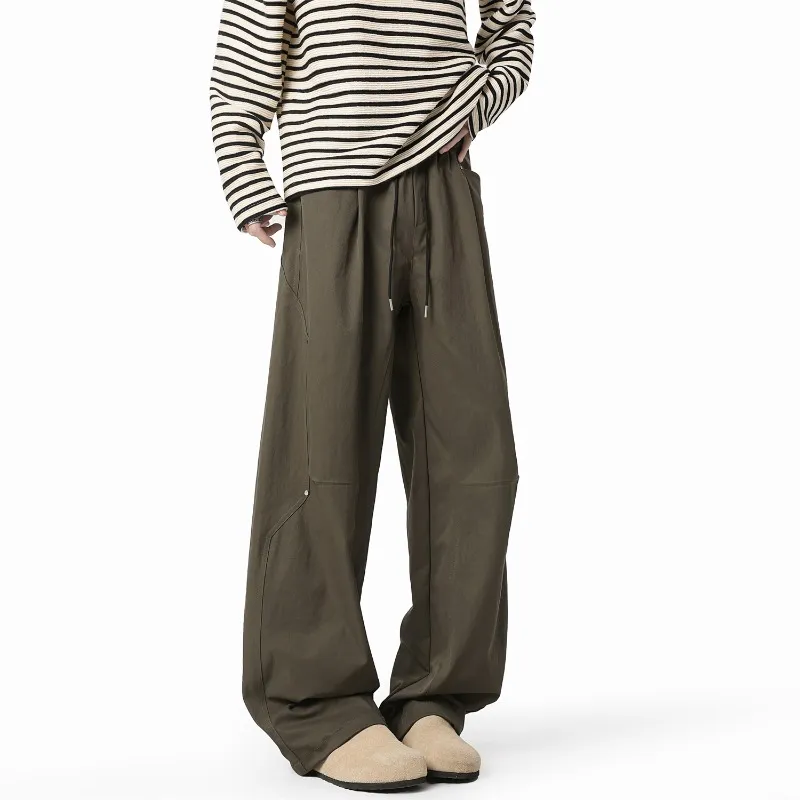 TONYBEAR Casual Pants Men Army Green-3