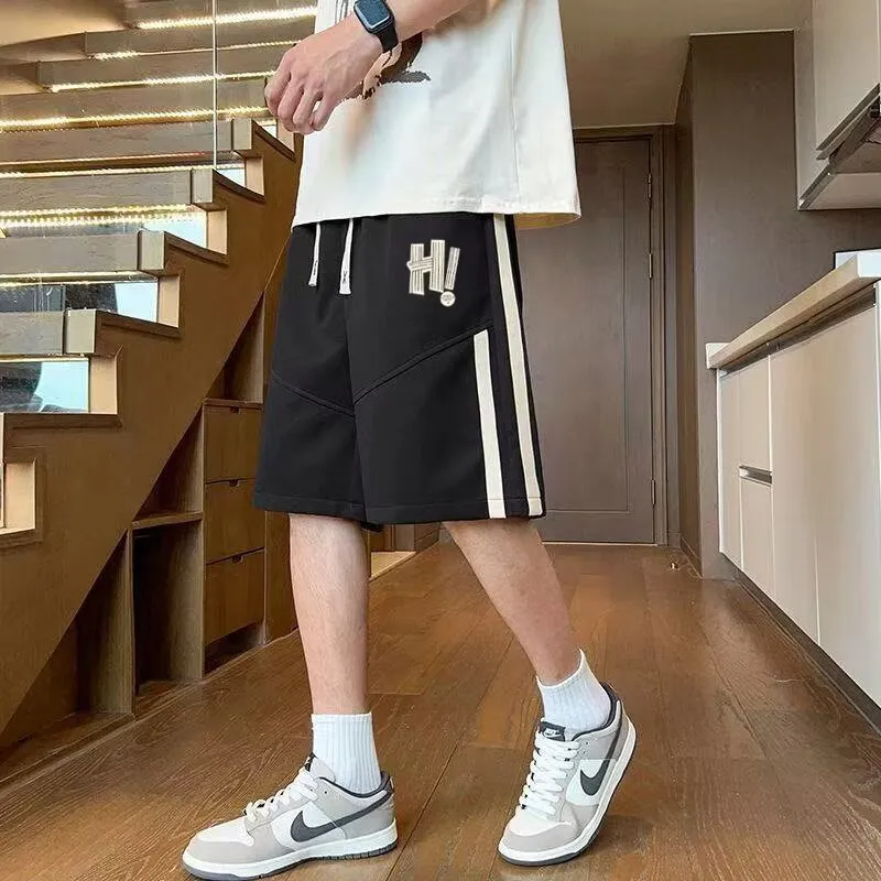 TONYBEAR Casual Shorts Men's Black-4