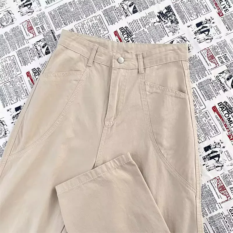 TONYBEAR Casual Pants Men Apricot-4