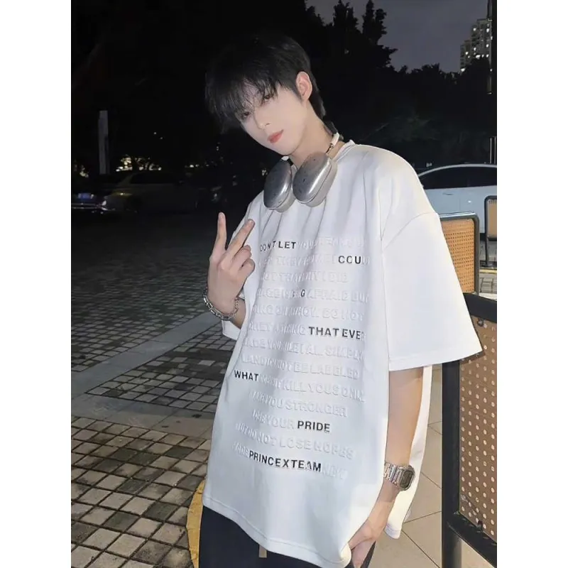 TONYBEAR T Shirts Men White-1