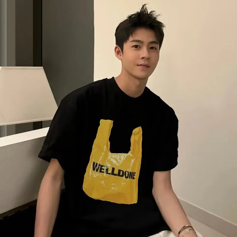 TONYBEAR T Shirts Men Black-3