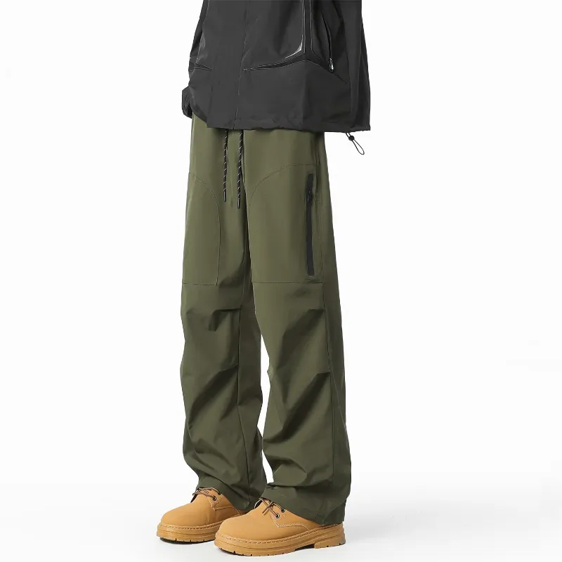 TONYBEAR Casual Pants Men Green-1