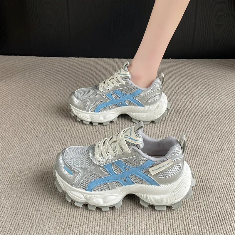 TONYBEAR Mid Top Chunky Sneakers Women's-15