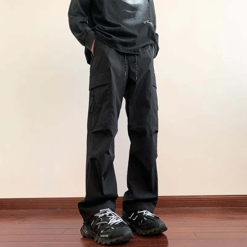 TONYBEAR Casual Pants Men Black-2