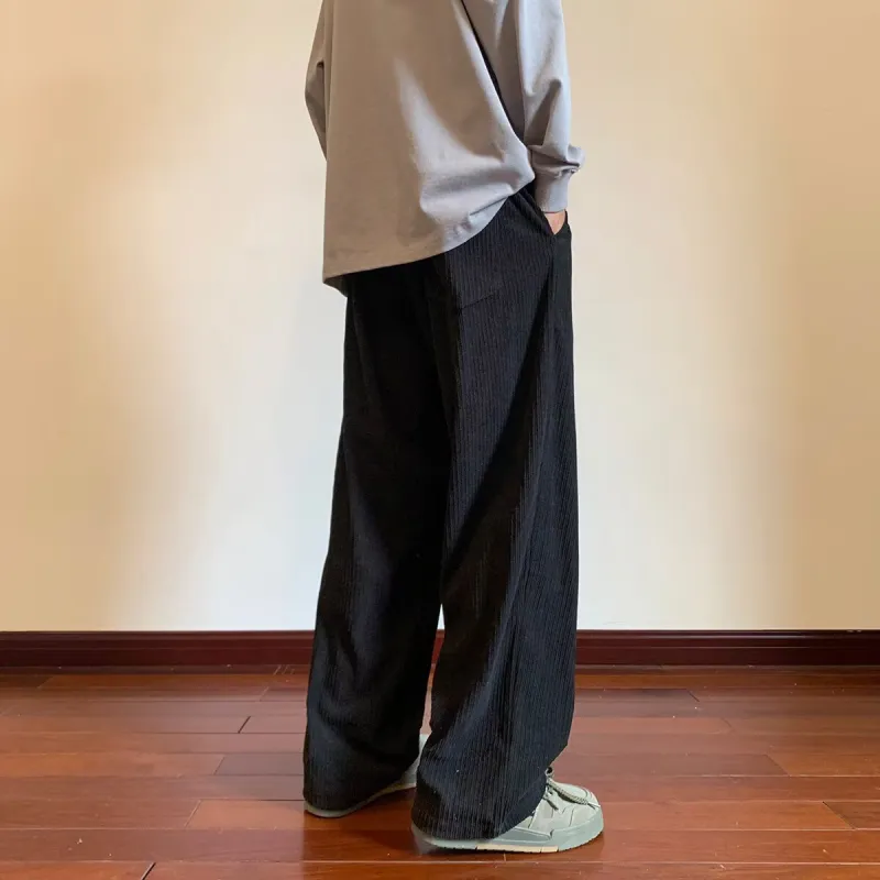 TONYBEAR Casual Pants Men Black-1