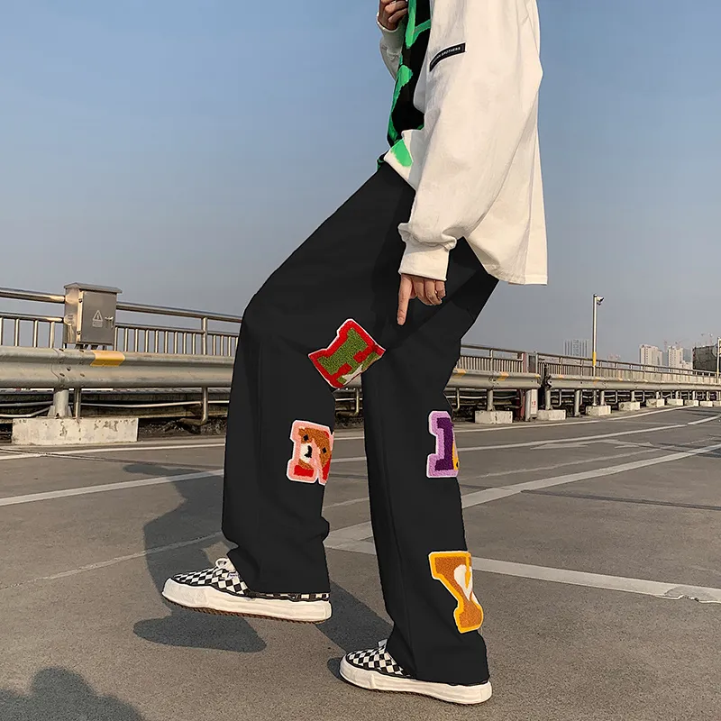 TONYBEAR Casual Pants Men Black-2