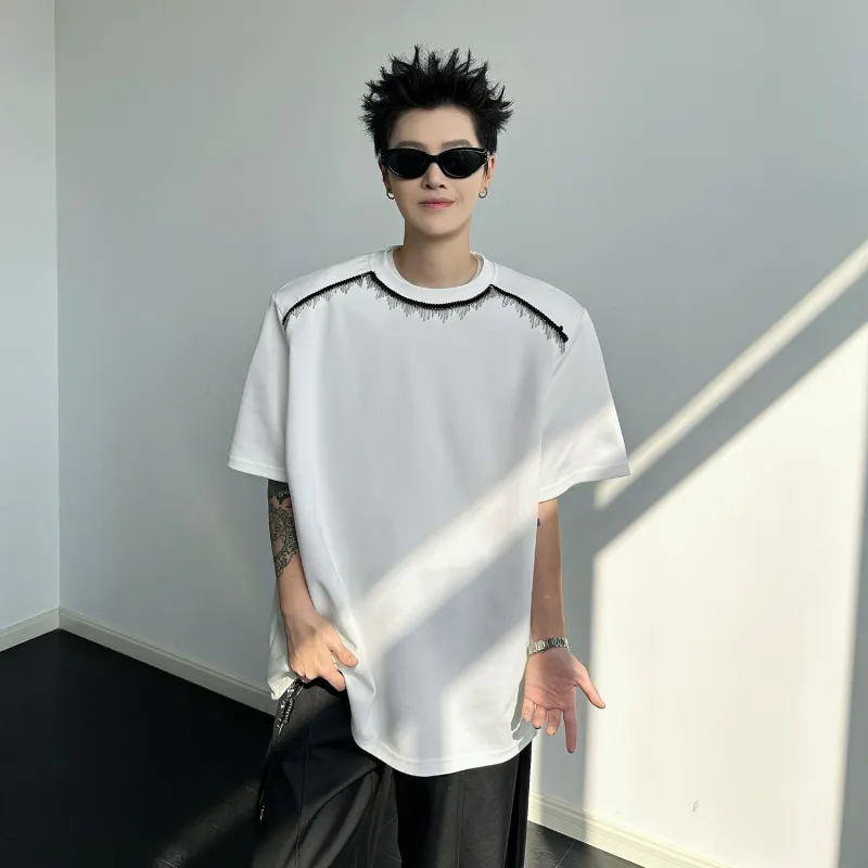 TONYBEAR T Shirts Men White-2