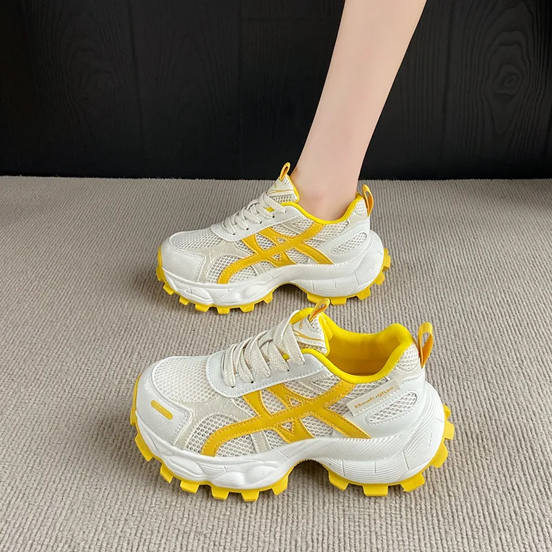 TONYBEAR Mid Top Chunky Sneakers Women's-10