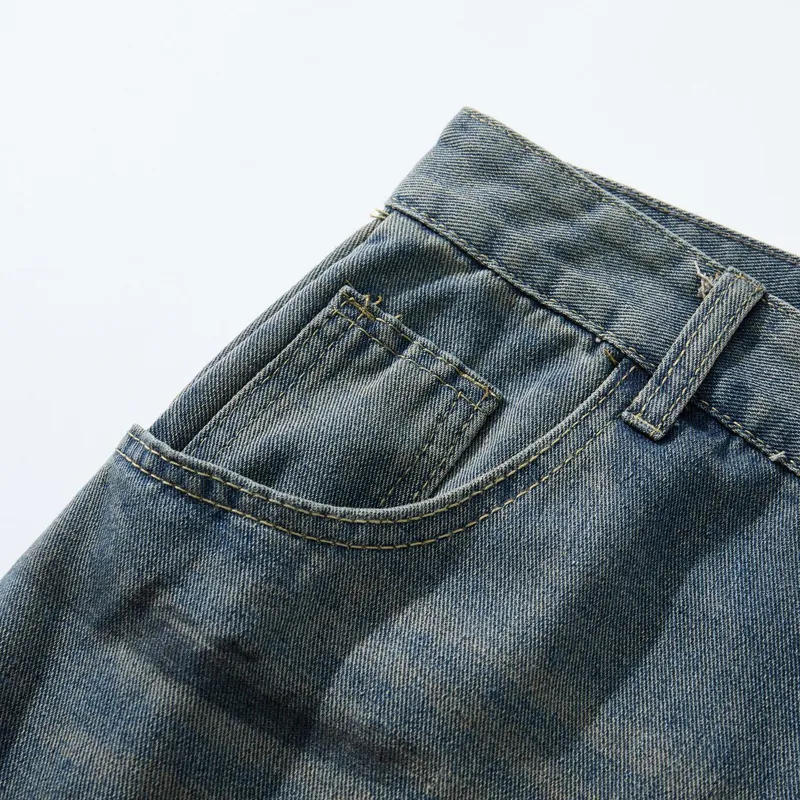 TONYBEAR Jeans Men Distressed Color-4