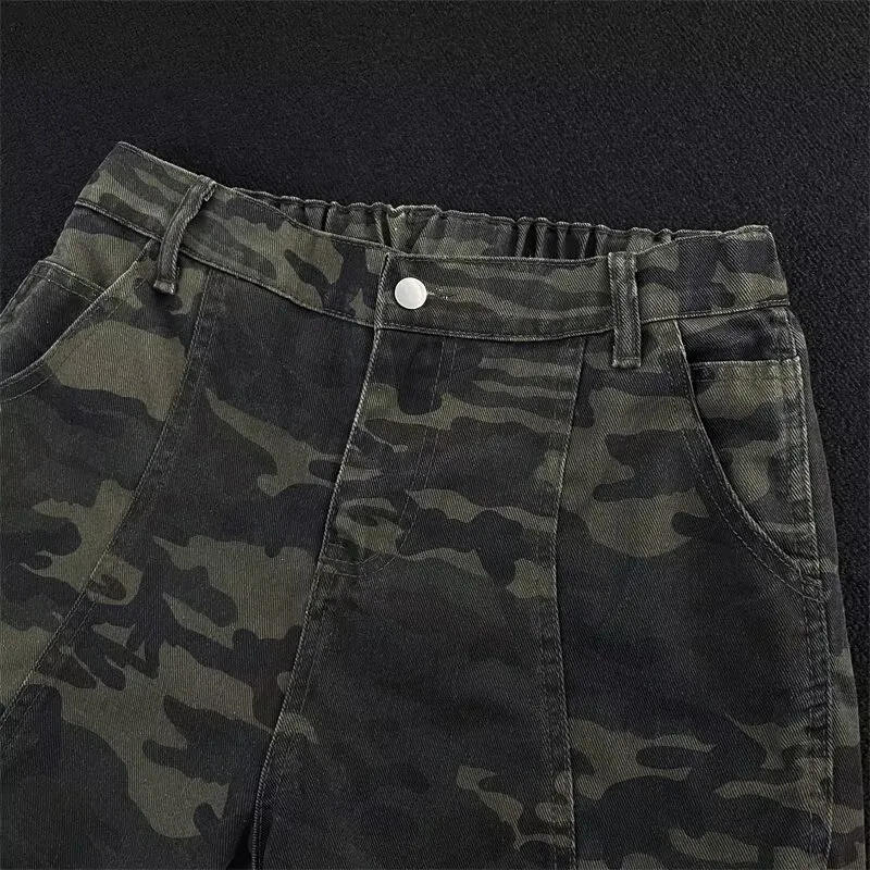 TONYBEAR Denim Shorts Men Camouflage-2