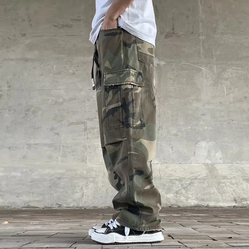 TONYBEAR Casual Pants Men Green-2