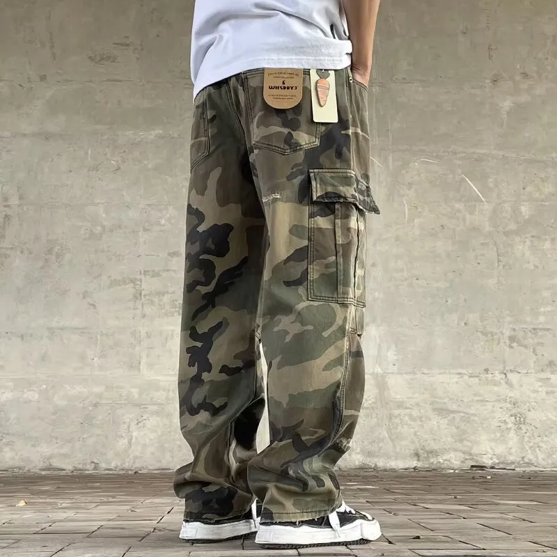 TONYBEAR Casual Pants Men Green-4