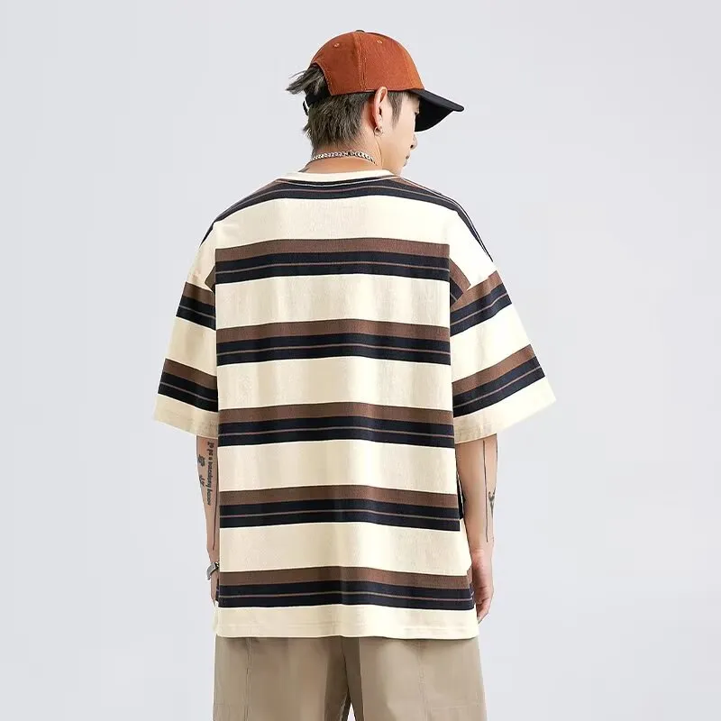 TONYBEAR T Shirts Men Brown-3
