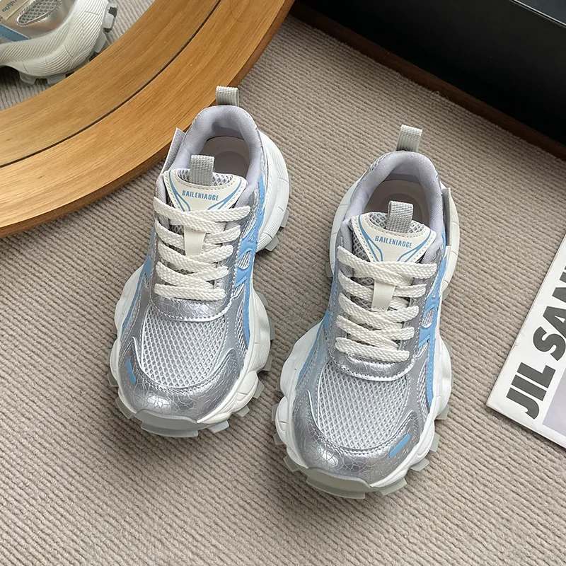 TONYBEAR Mid Top Chunky Sneakers Women's-13
