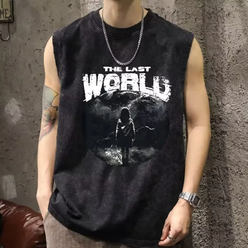 TONYBEAR Tank Tops Men Gray-2
