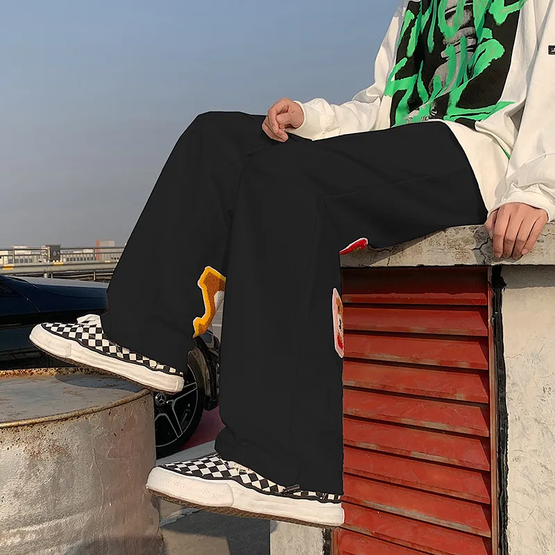 TONYBEAR Casual Pants Men Black-1